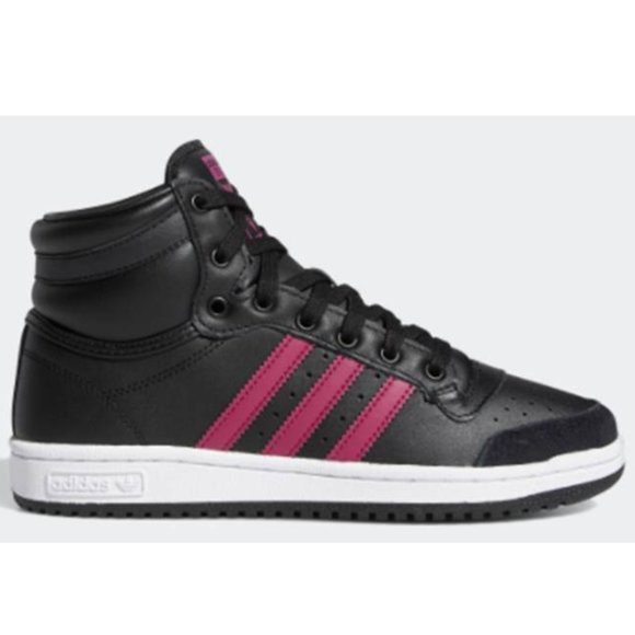 NEW Adidas Originals Women's Soft Leather Top Ten Hi Shoes - Picture 3 of 5